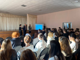 Встреча учащихся 9-11 классов с представителями ОАО &quot;РЖД&quot;  г. Ершова  и Самарского государственного университета  путей сообщения.